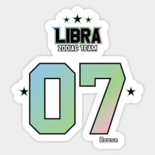 Zodiac Majesty Sport Libra Team V1 Sticker